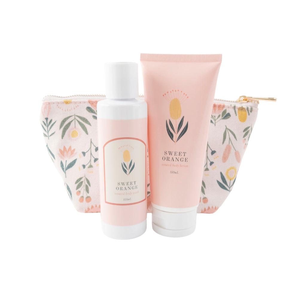 K&Co. Wild Flower Collection Body Care Set - SWEET ORANGE